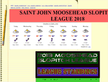 Tablet Screenshot of mooseheadslopitch.com